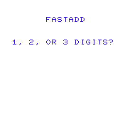 Fast Add